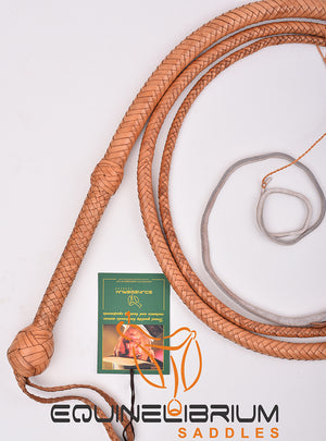 Natural Kangaroo Hide Bullwhip