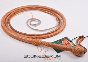 Natural Kangaroo Hide Bullwhip